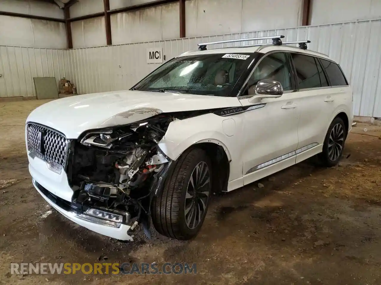 1 Photograph of a damaged car 5LMYJ9YY5MNL00858 LINCOLN AVIATOR 2021