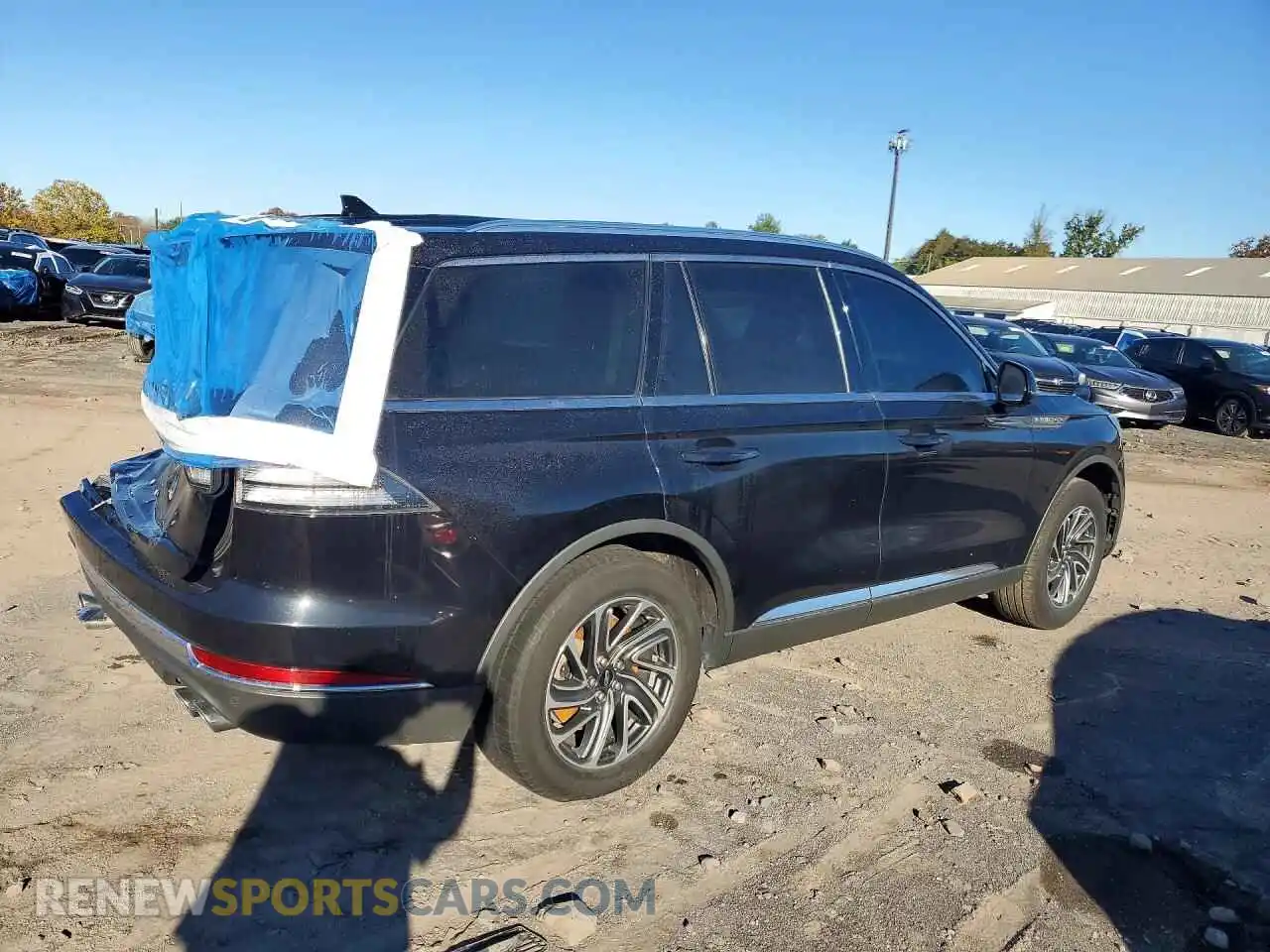 3 fotografías del automóvil dañado 5LM5J0XC5NGL09439 LINCOLN AVIATOR 2022