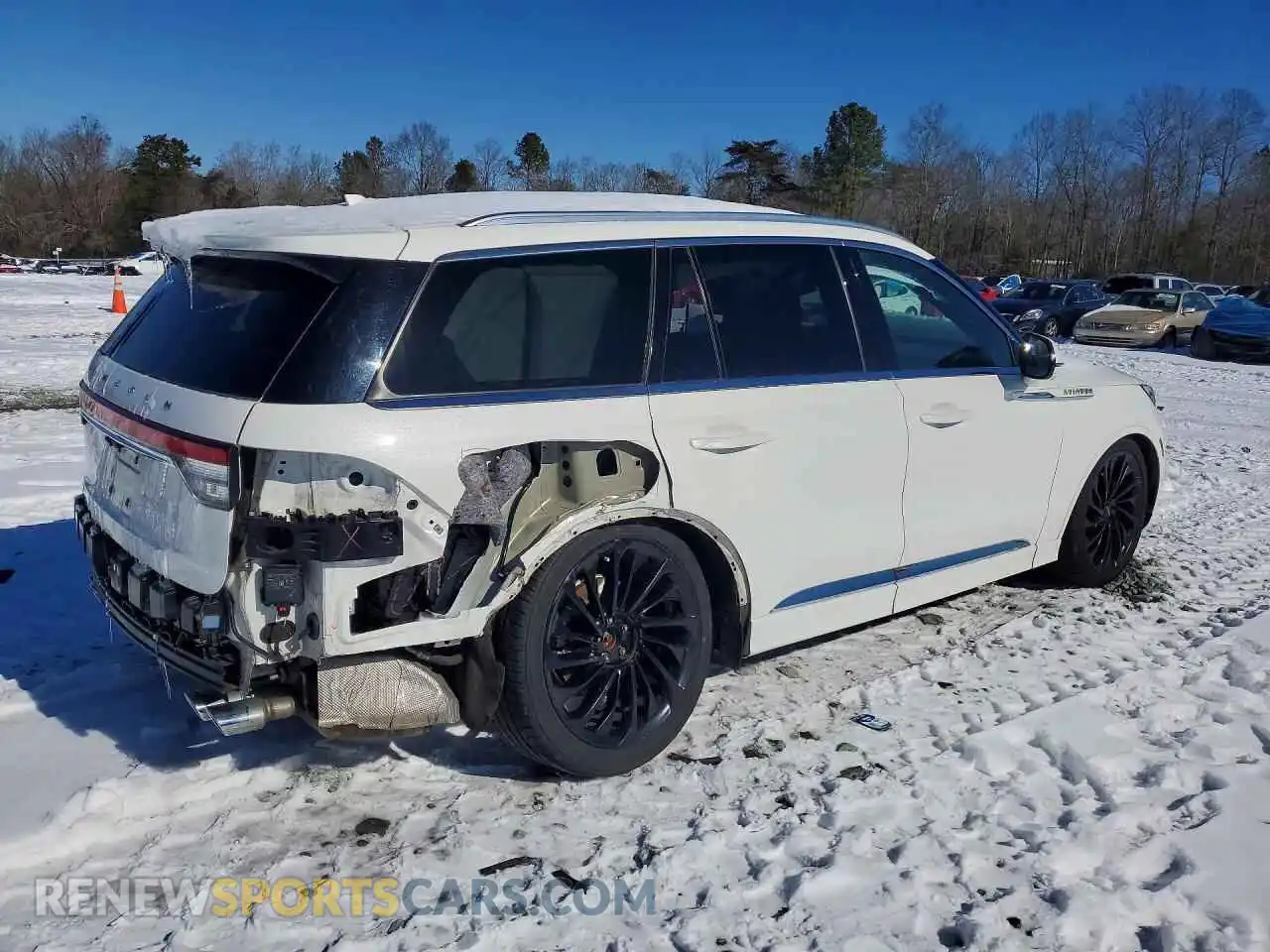 3 fotografías del automóvil dañado 5LM5J7XC3NGL06824 LINCOLN AVIATOR 2022