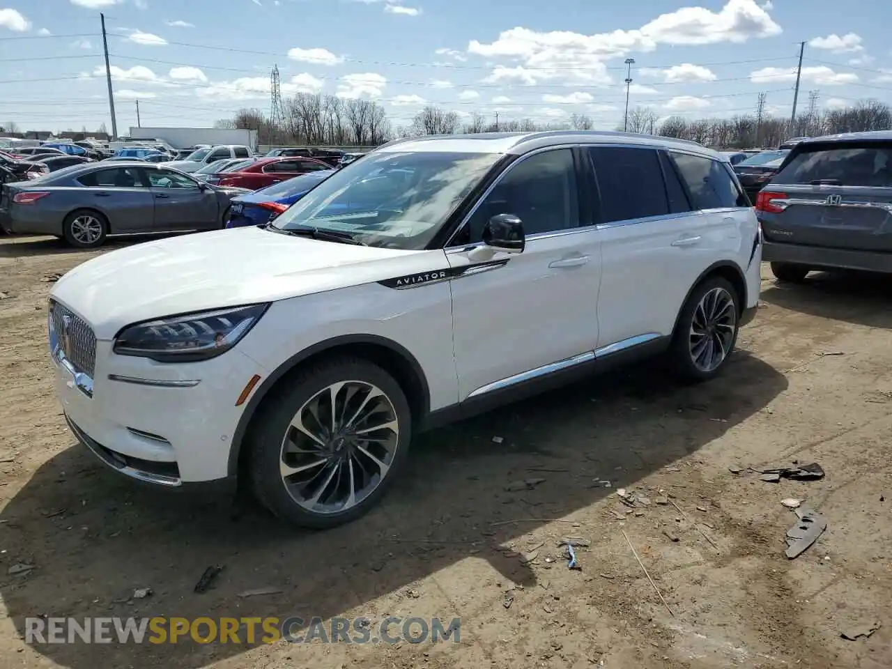 1 Photograph of a damaged car 5LM5J7XC8NGL01604 LINCOLN AVIATOR 2022
