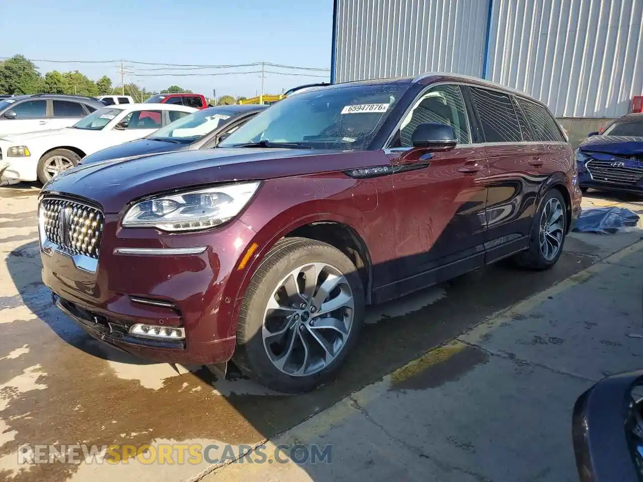 1 Фотография поврежденного автомобиля 5LMYJ8XY1PNL02476 LINCOLN AVIATOR 2023