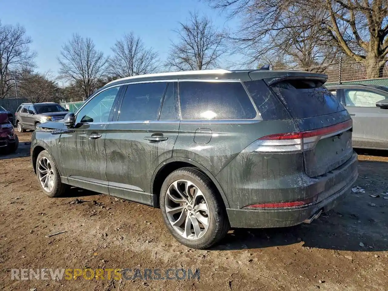2 fotografías del automóvil dañado 5LMYJ8XY2PNL01952 LINCOLN AVIATOR 2023