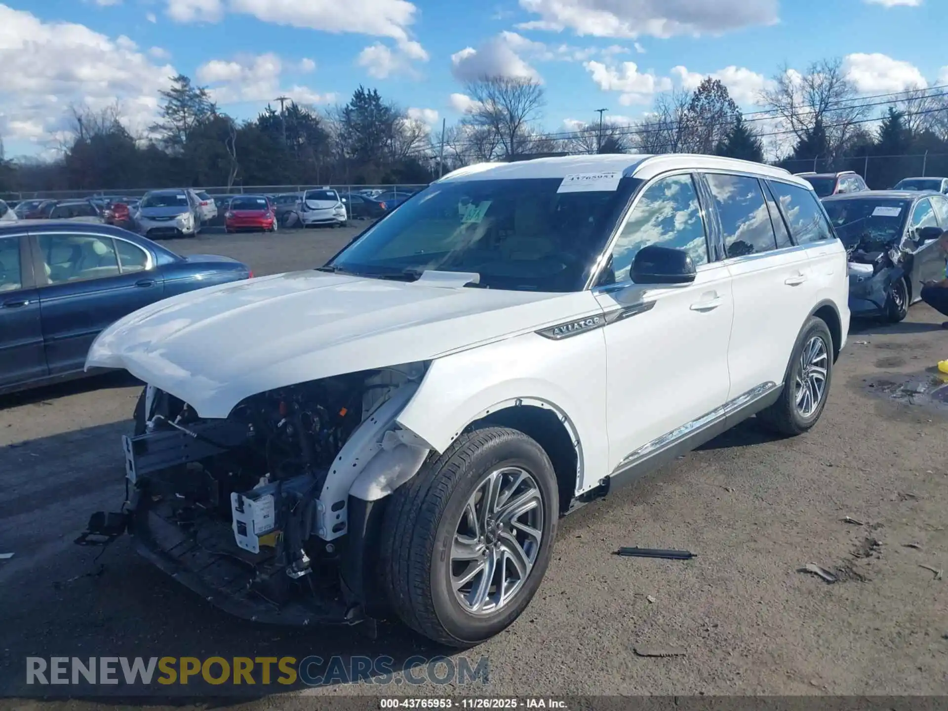 2 Photograph of a damaged car 5LM5J6WC9RGL08143 LINCOLN AVIATOR 2024