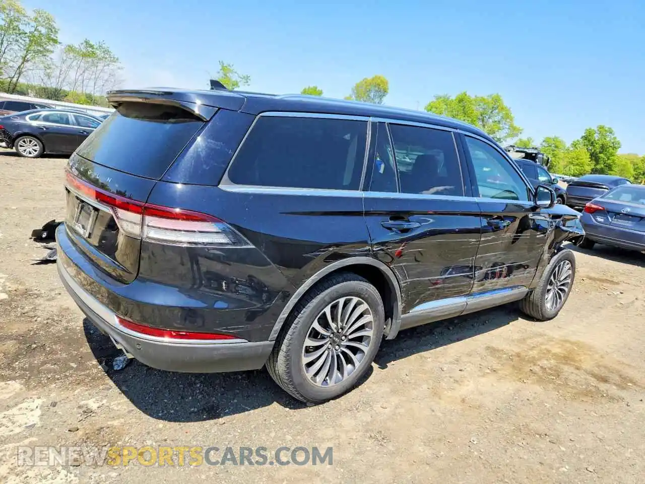 3 fotografías del automóvil dañado 5LM5J6XC5RGL07781 LINCOLN AVIATOR 2024