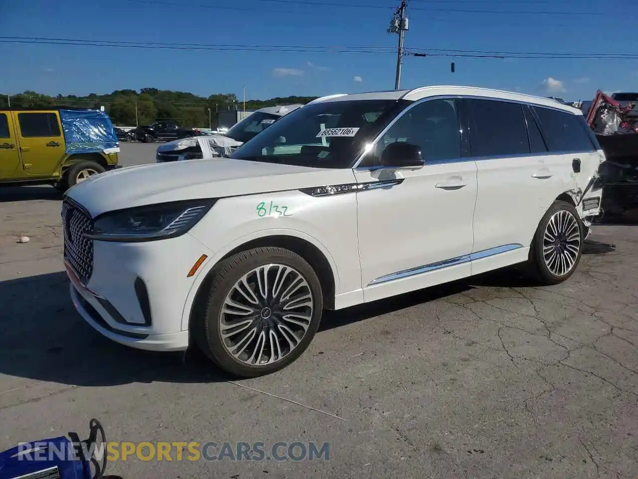 1 Photograph of a damaged car 5LM5J9XC3SGL35005 LINCOLN AVIATOR 2025