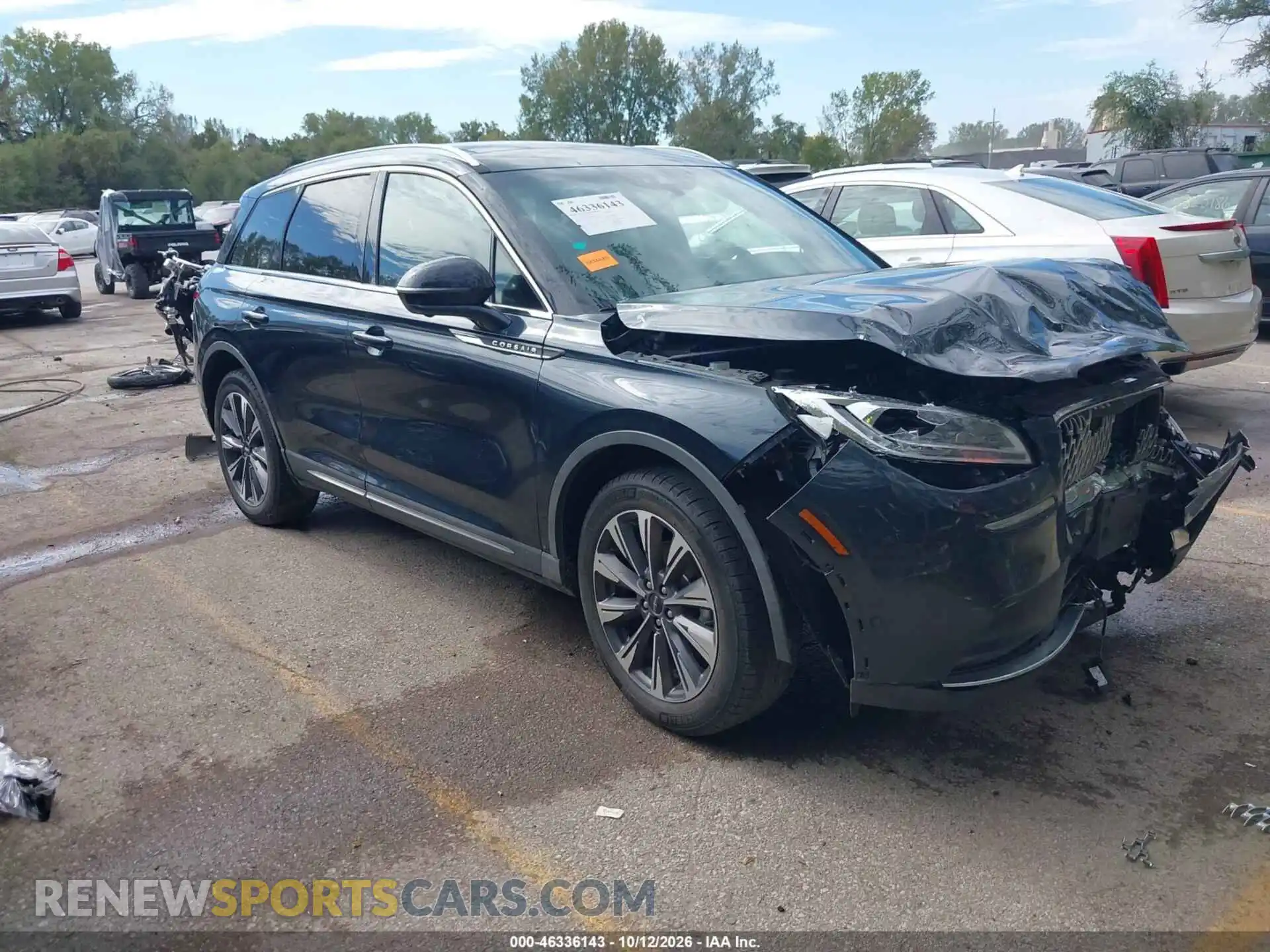 1 Photograph of a damaged car 5LMCJ2D96MUL05802 LINCOLN CORSAIR 2021