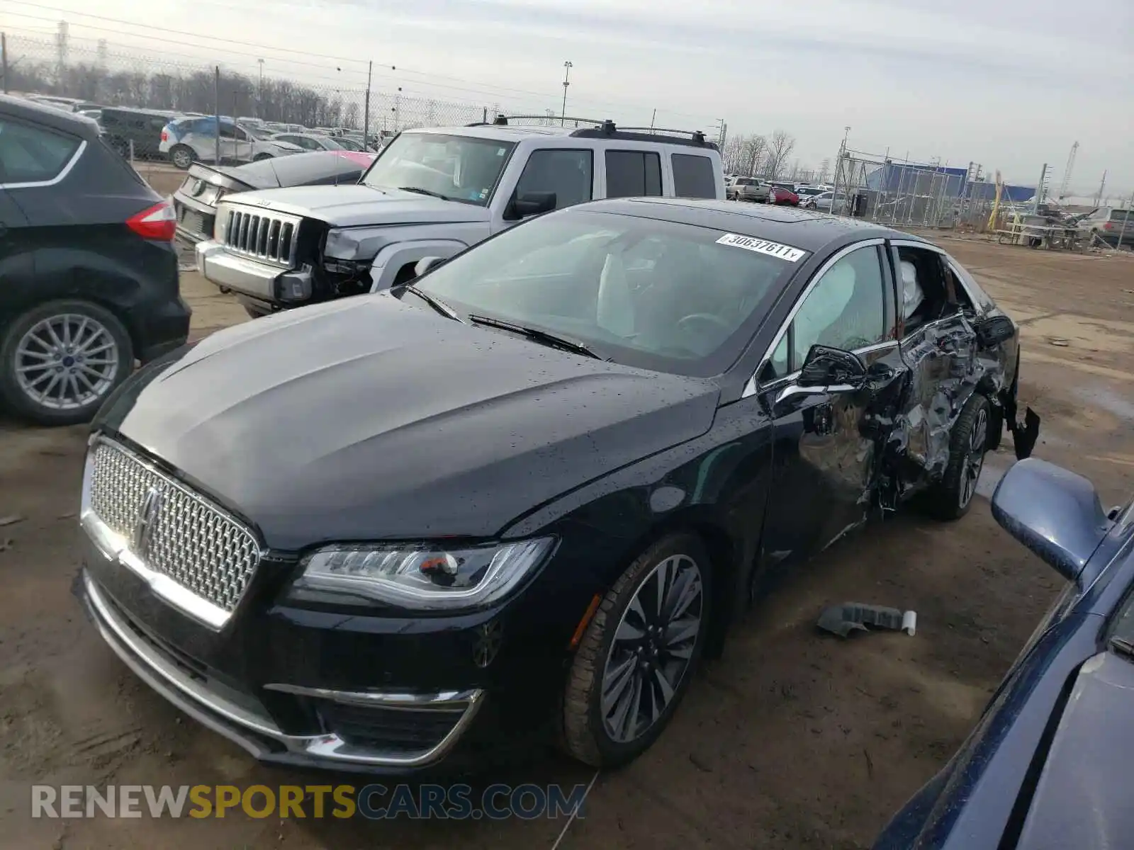 2 Фотография поврежденного автомобиля 3LN6L5F9XKR617330 LINCOLN MKZ 2019