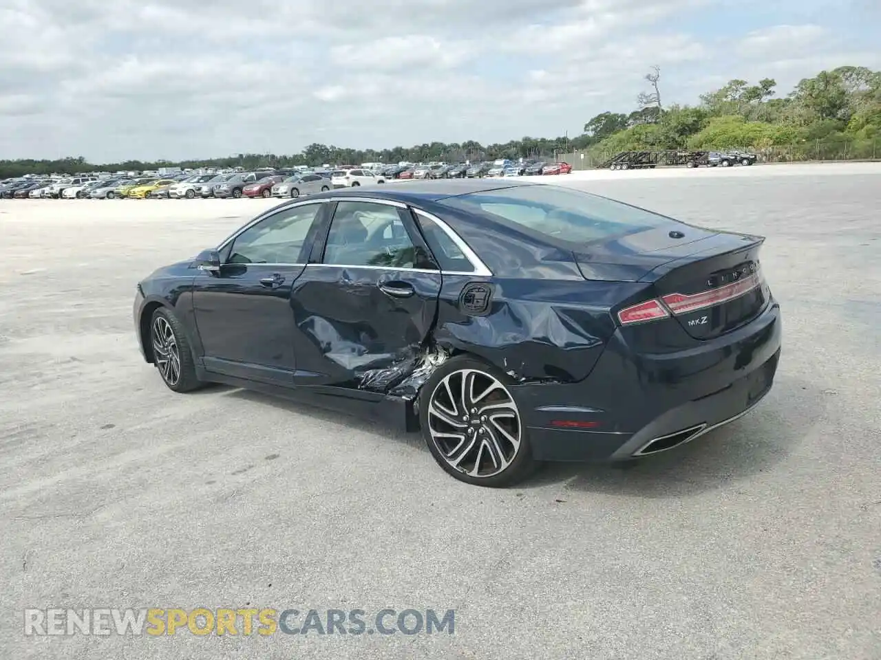 2 Photograph of a damaged car 3LN6L5E99LR608752 LINCOLN MKZ 2020