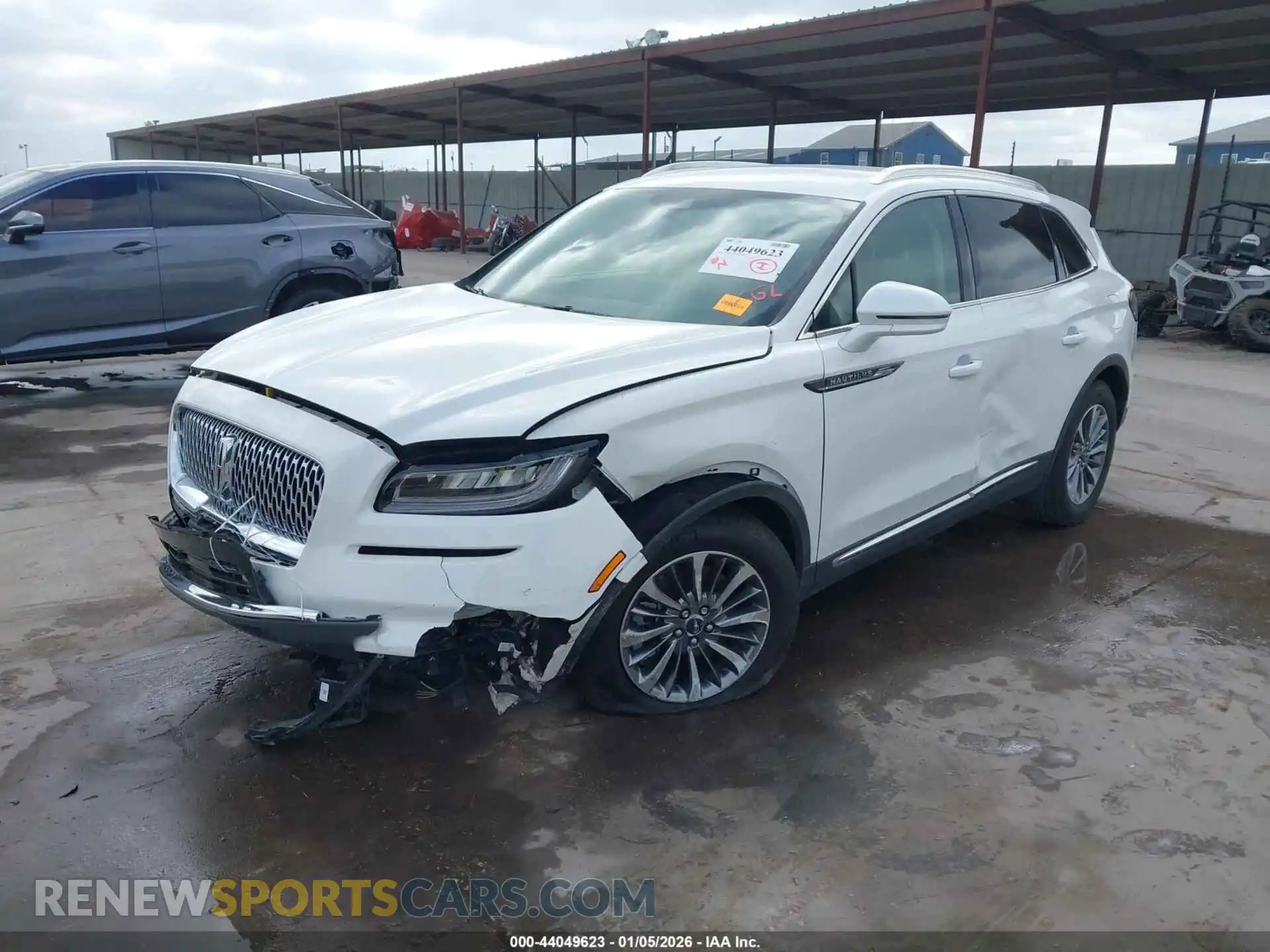 2 Photograph of a damaged car 2LMPJ6J93MBL07470 LINCOLN NAUTILUS 2021