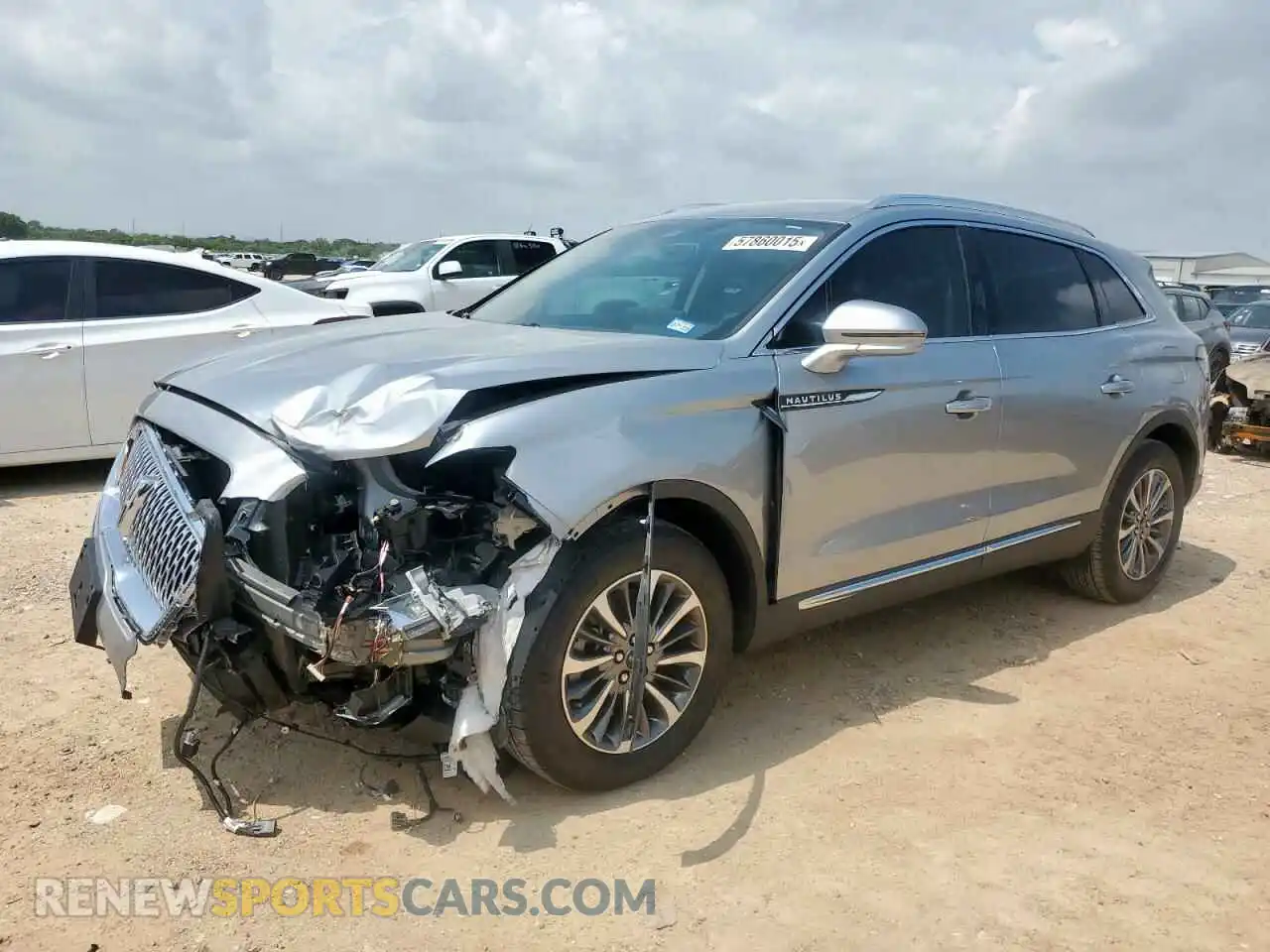 1 Photograph of a damaged car 2LMPJ6J97MBL10890 LINCOLN NAUTILUS 2021