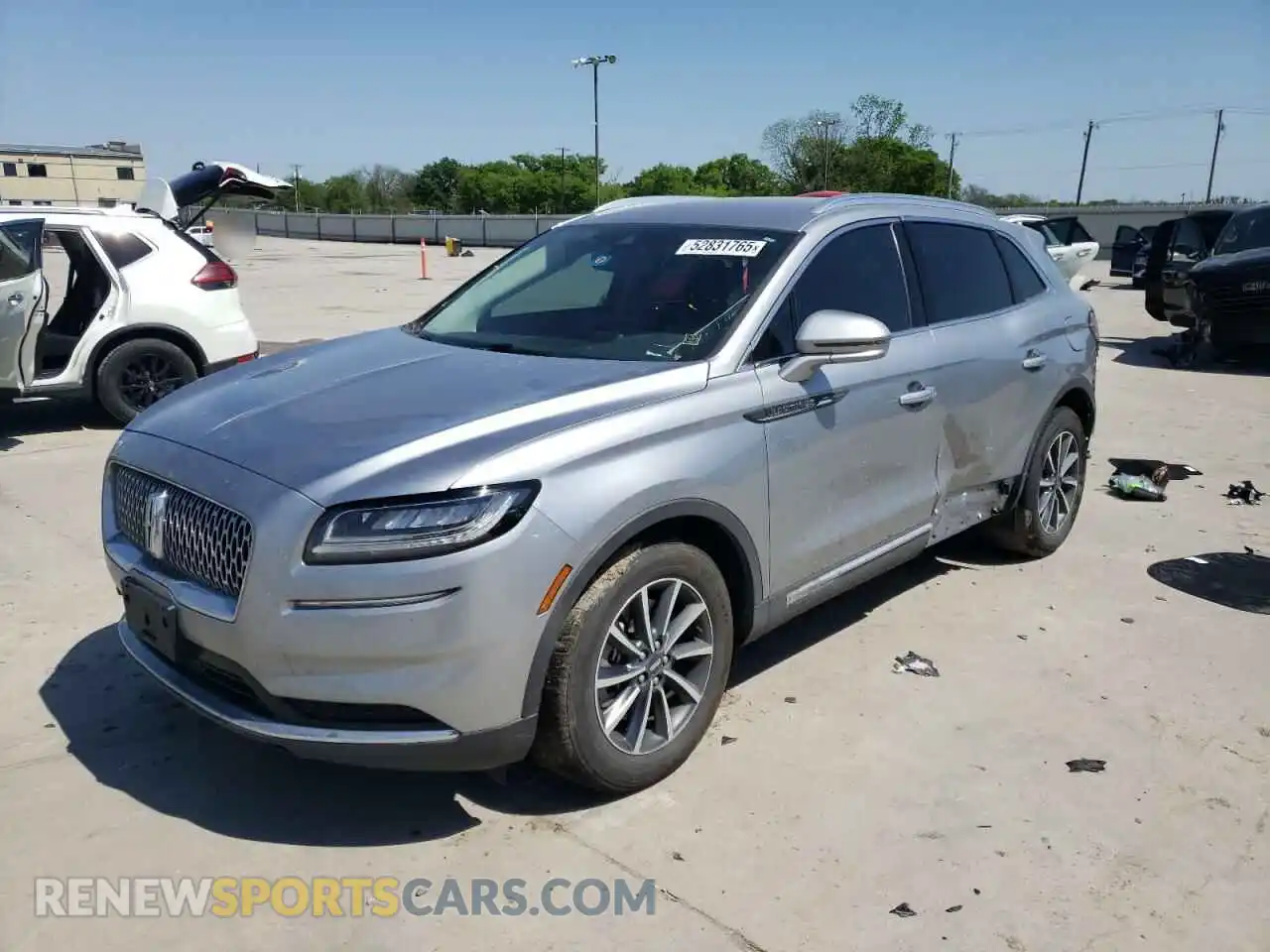 1 Photograph of a damaged car 2LMPJ6J98MBL10526 LINCOLN NAUTILUS 2021