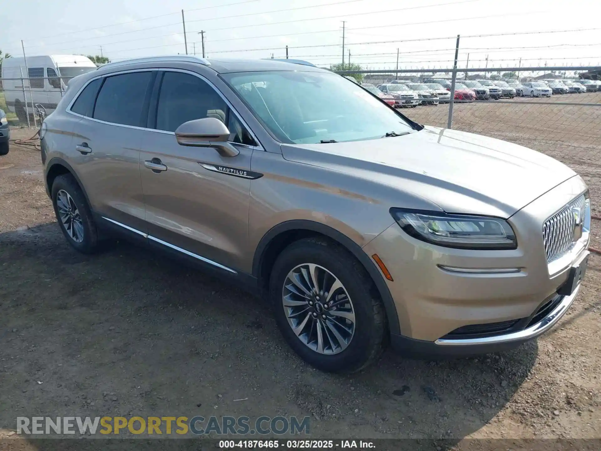 1 Photograph of a damaged car 2LMPJ6K94MBL06570 LINCOLN NAUTILUS 2021