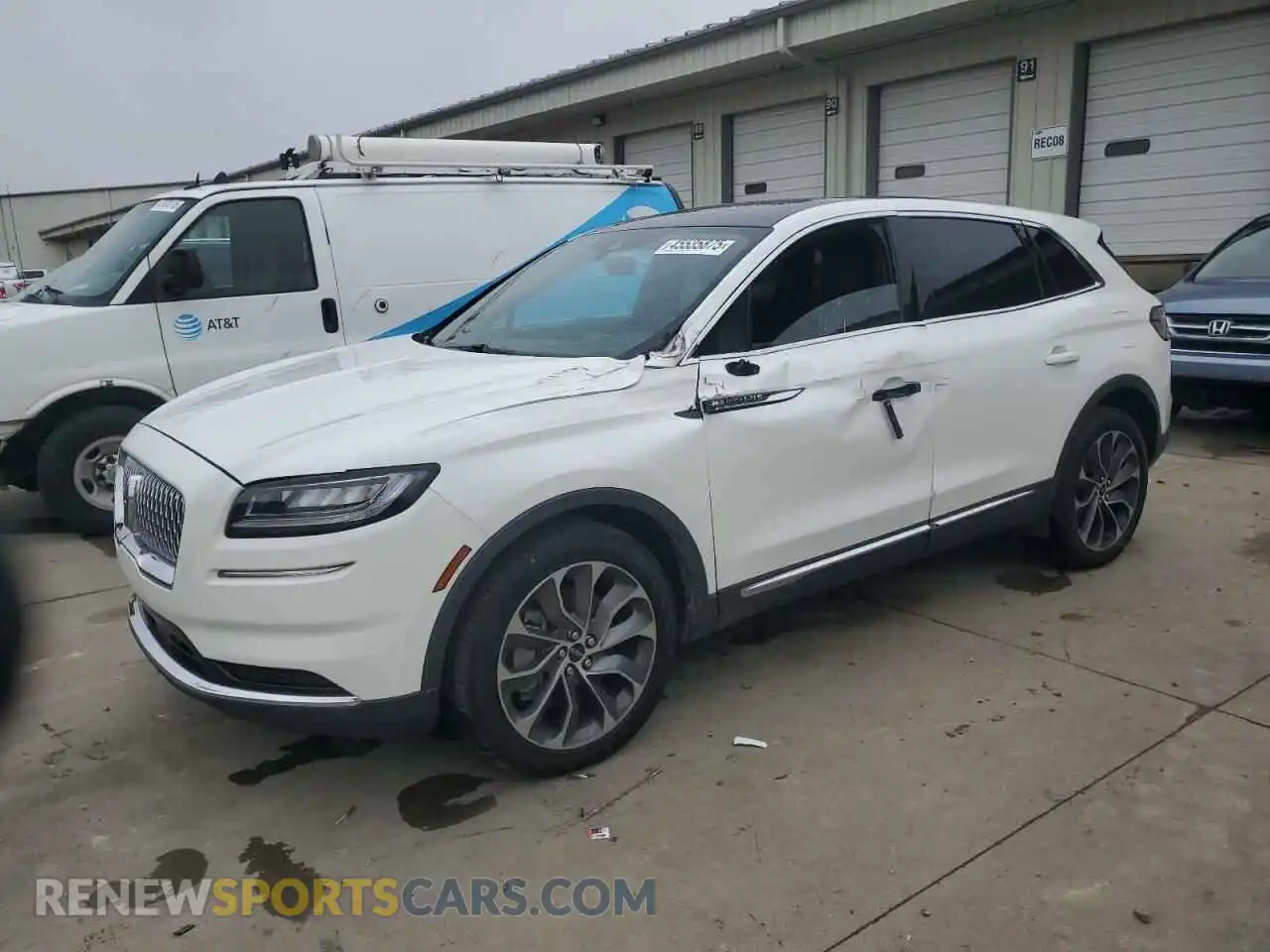 1 Photograph of a damaged car 2LMPJ8K9XMBL12403 LINCOLN NAUTILUS 2021