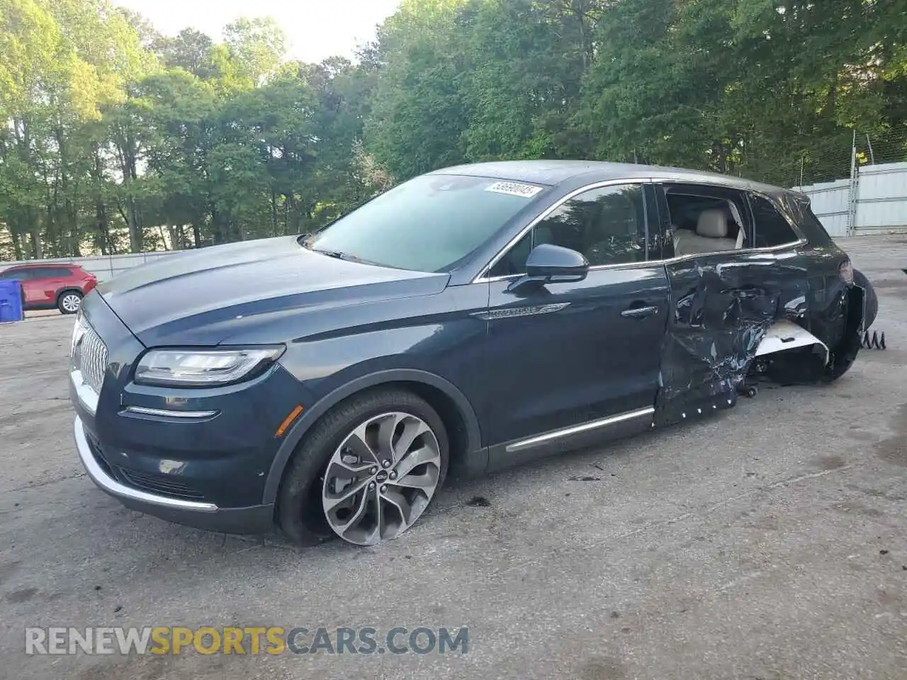 1 Photograph of a damaged car 2LMPJ8KP8MBL16884 LINCOLN NAUTILUS 2021