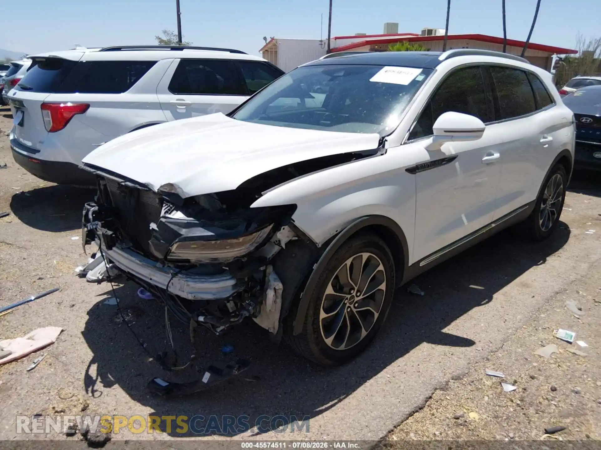 2 Photograph of a damaged car 2LMPJ8KP0NBL16802 LINCOLN NAUTILUS 2022