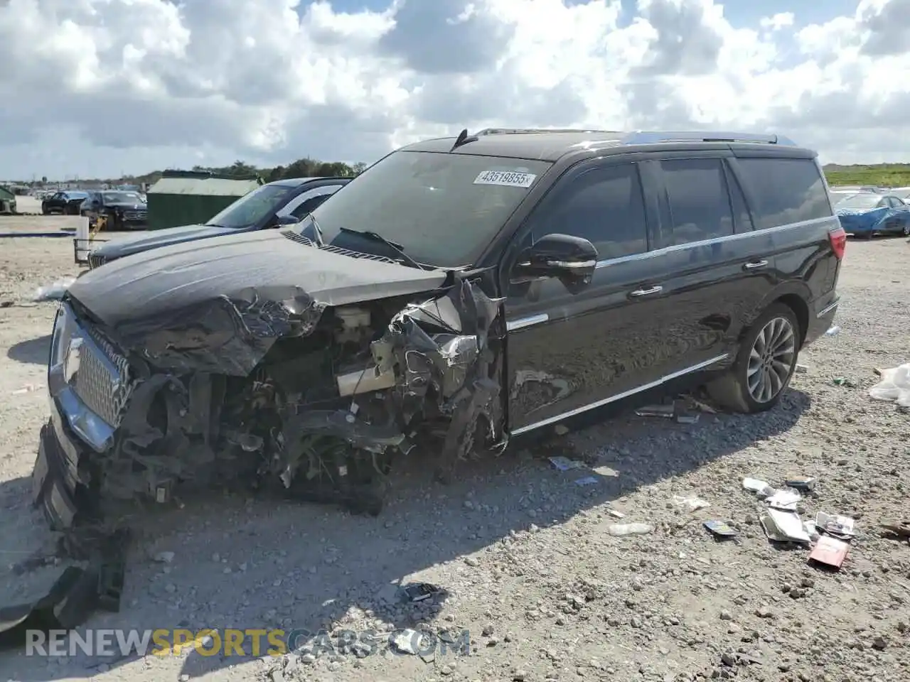 1 fotografías del automóvil dañado 5LMJJ2KT2MEL02847 LINCOLN NAVIGATOR 2021