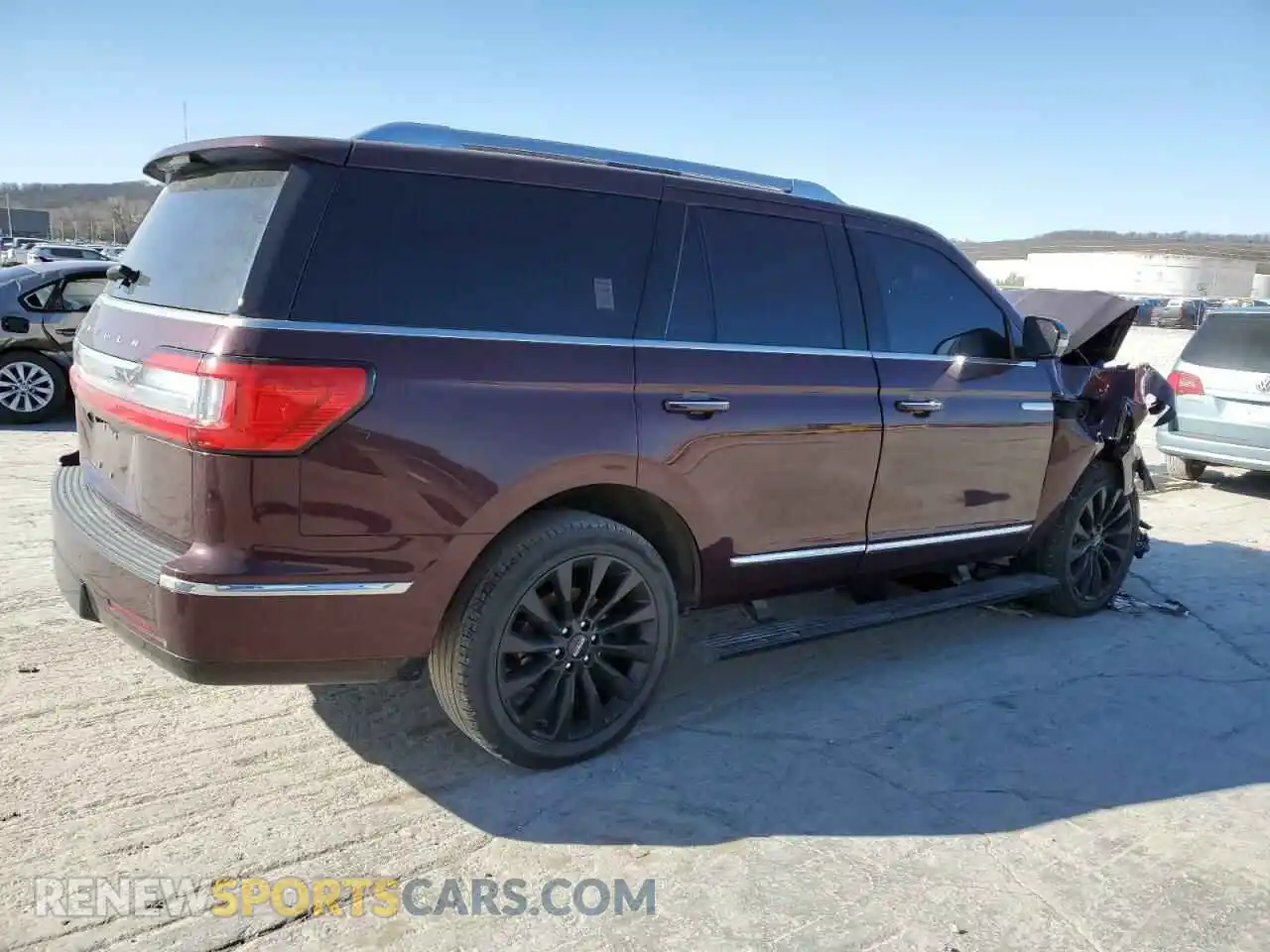 3 fotografías del automóvil dañado 5LMJJ2KT9MEL05535 LINCOLN NAVIGATOR 2021
