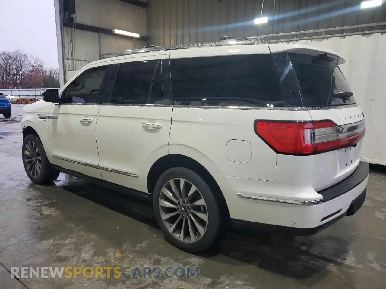 2 fotografías del automóvil dañado 5LMJJ2LT4MEL10494 LINCOLN NAVIGATOR 2021