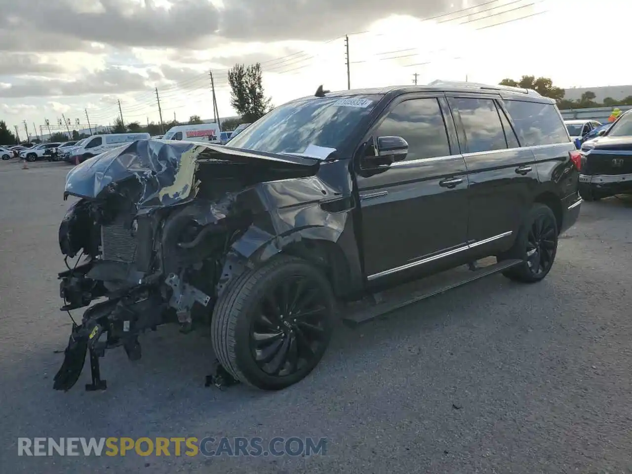 1 fotografías del automóvil dañado 5LMJJ2LT5MEL01433 LINCOLN NAVIGATOR 2021