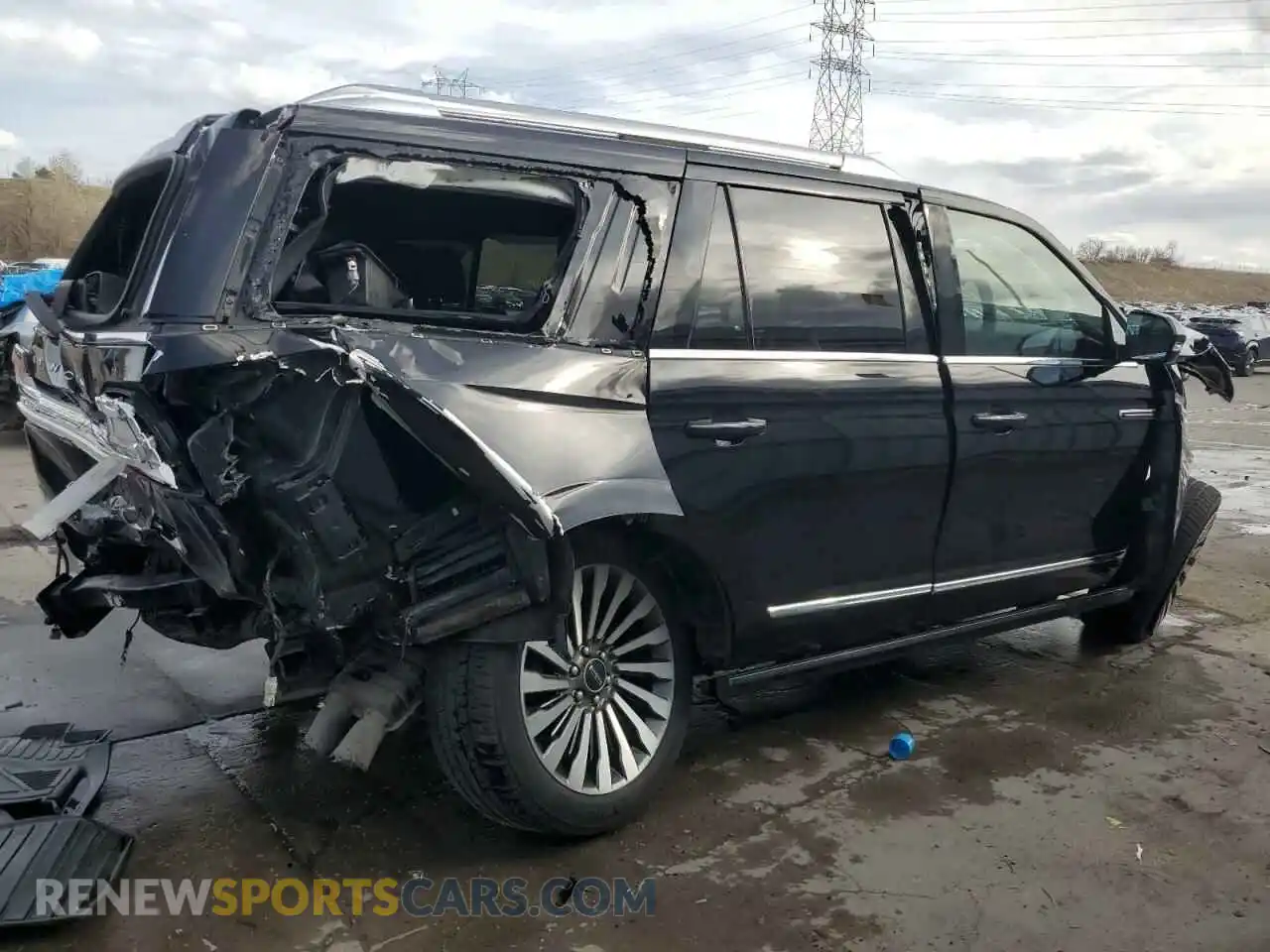 3 fotografías del automóvil dañado 5LMJJ2LT8MEL06240 LINCOLN NAVIGATOR 2021