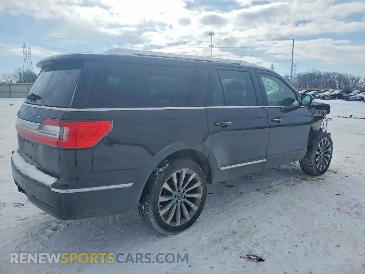 3 fotografías del automóvil dañado 5LMJJ3LT1MEL14735 LINCOLN NAVIGATOR 2021
