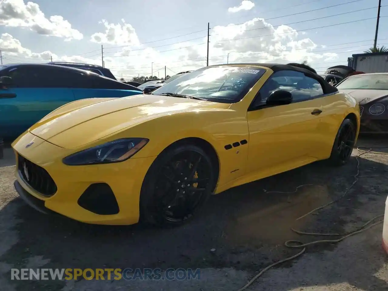 1 Photograph of a damaged car ZAM45VMAXK0341536 MASERATI ALL MODELS 2019