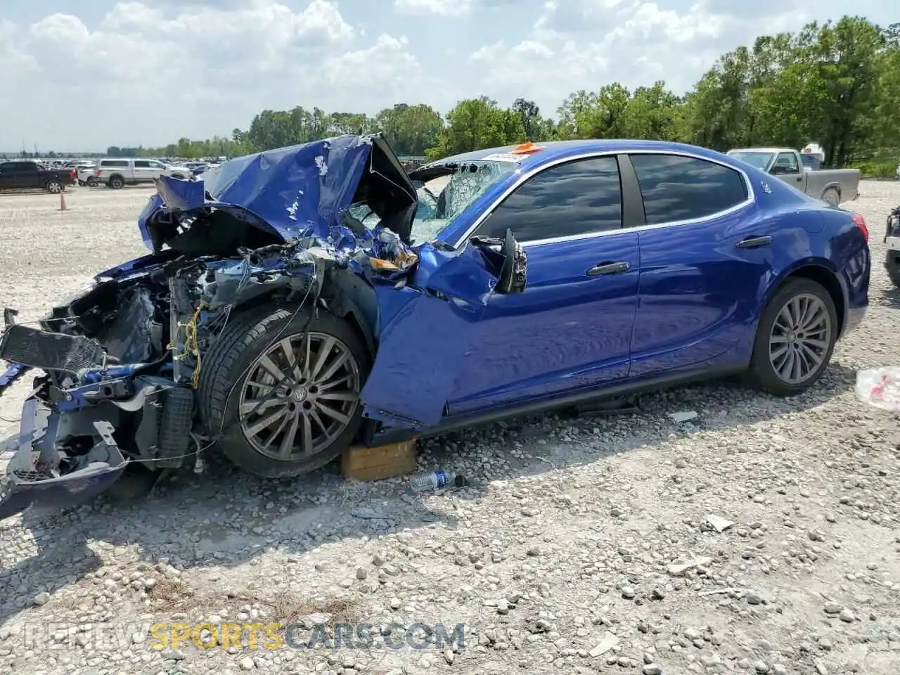 1 Photograph of a damaged car ZAM57XSA1K1334627 MASERATI ALL MODELS 2019