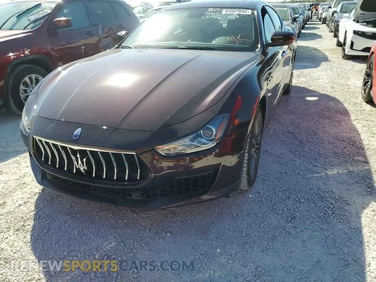 2 Photograph of a damaged car ZAM57XSA4K1328305 MASERATI ALL MODELS 2019