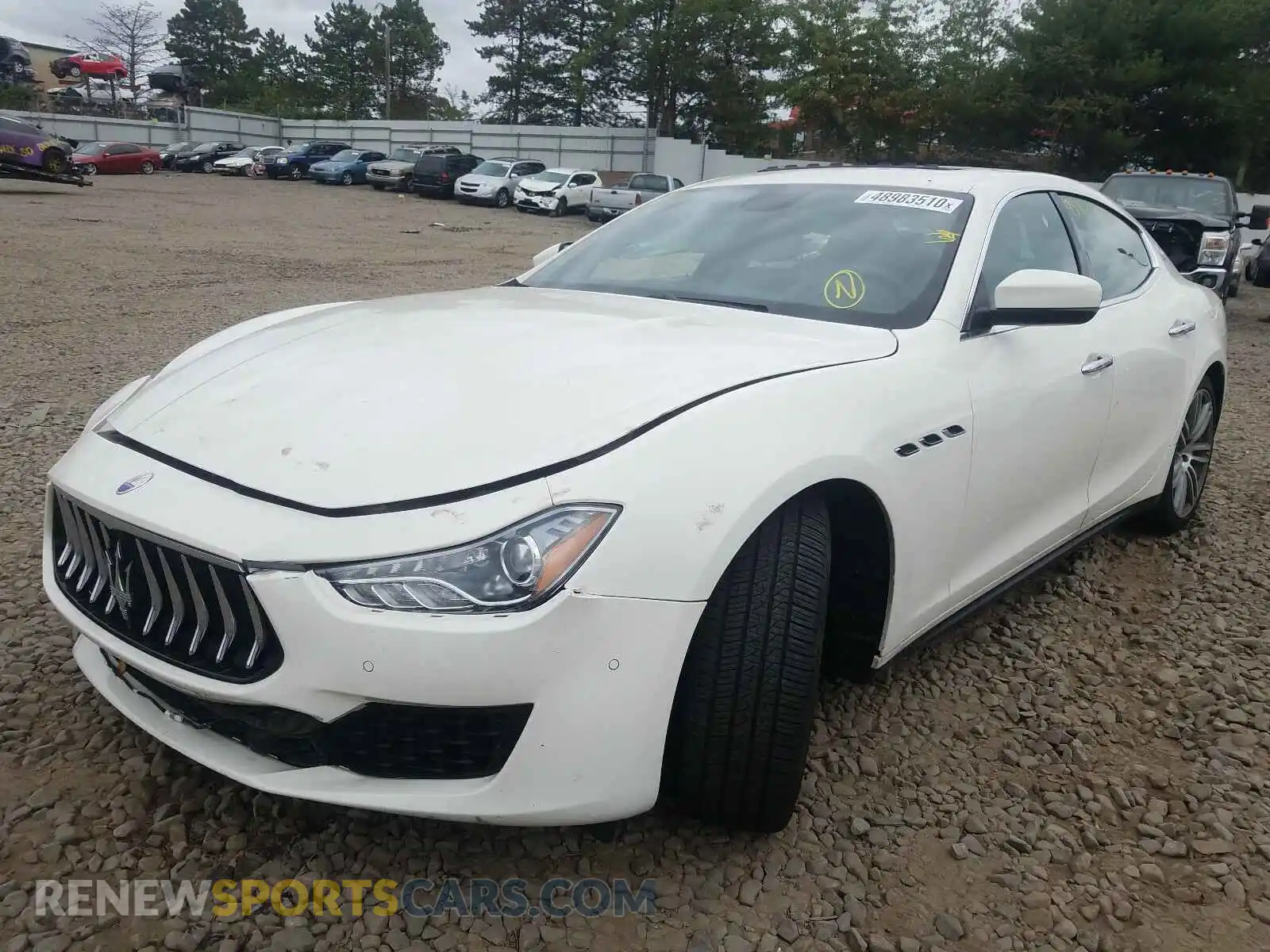 2 Photograph of a damaged car ZAM57XSA9K1308647 MASERATI ALL MODELS 2019