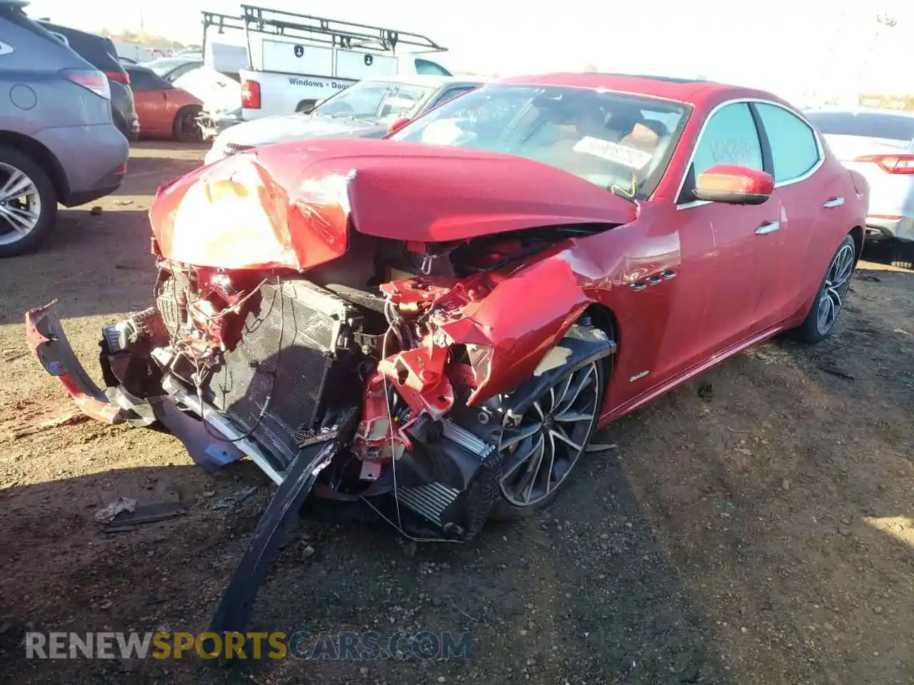 2 Photograph of a damaged car ZAM57YTL5K1336161 MASERATI ALL MODELS 2019
