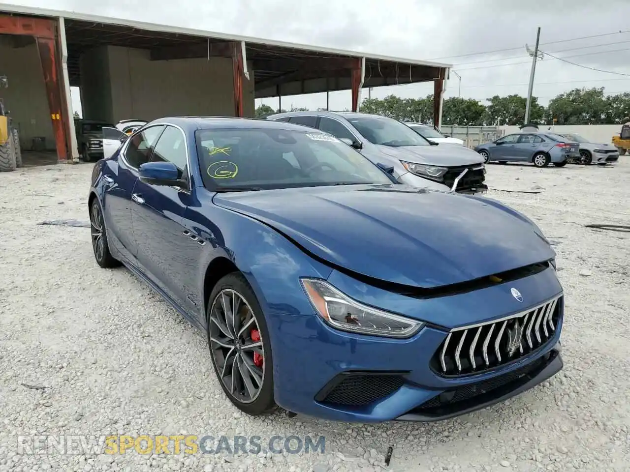 1 Photograph of a damaged car ZAM57YSS4L1343144 MASERATI ALL MODELS 2020