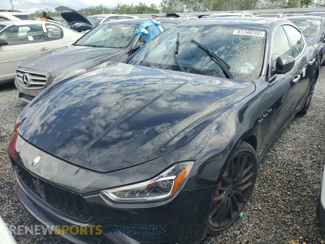 2 Photograph of a damaged car ZAM57YSS3M1360843 MASERATI ALL MODELS 2021