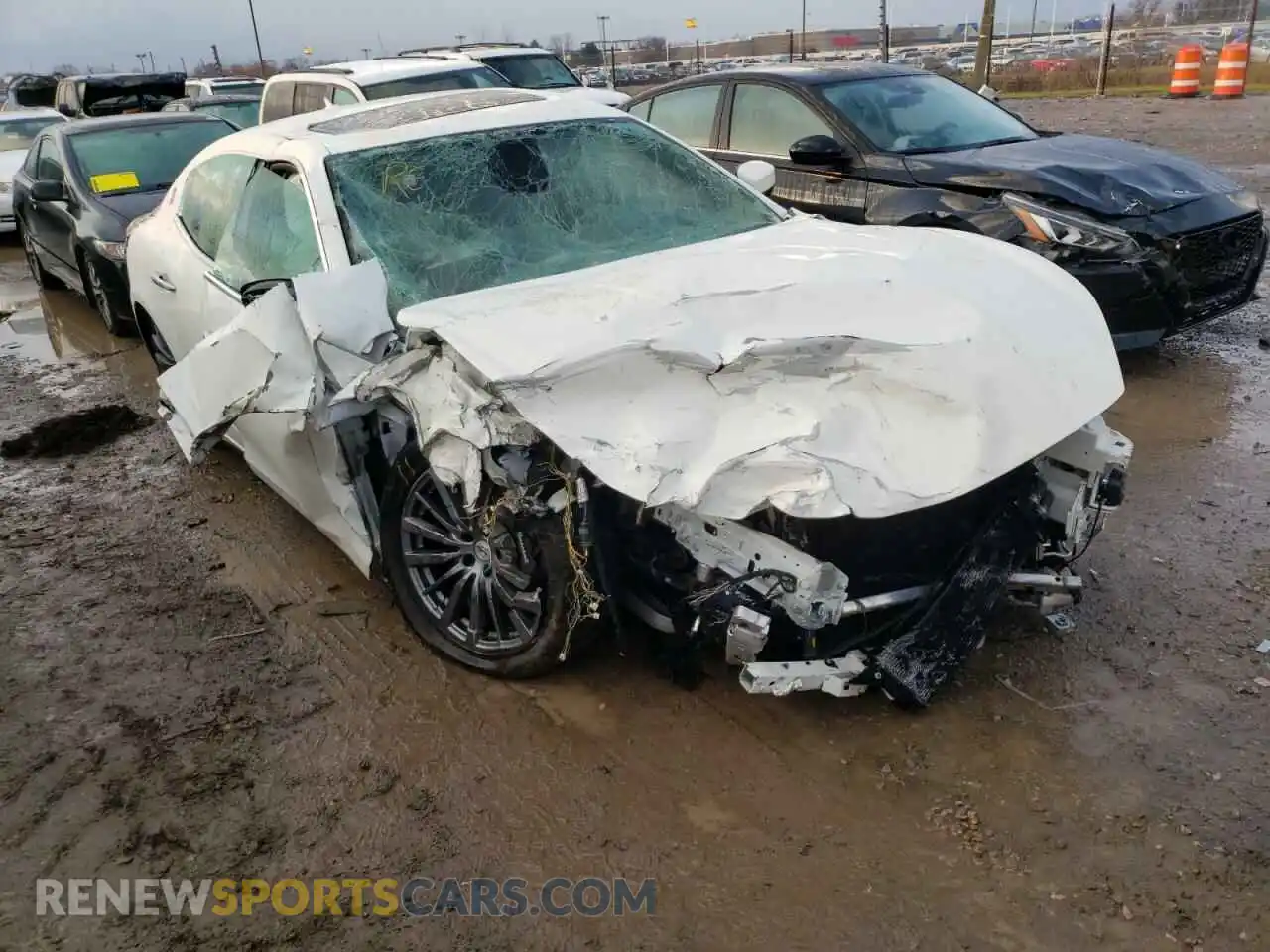 1 fotografías del automóvil dañado ZAM57YTA0M1371255 MASERATI ALL MODELS 2021
