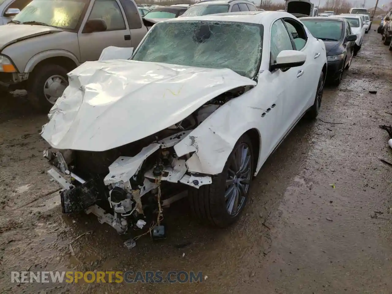 2 fotografías del automóvil dañado ZAM57YTA0M1371255 MASERATI ALL MODELS 2021