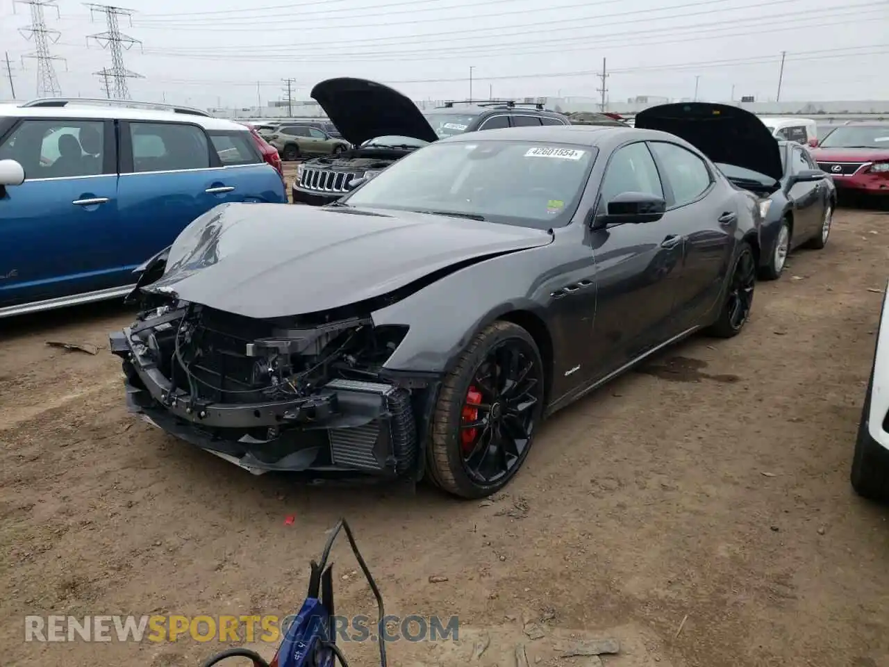 1 Photograph of a damaged car ZAM57YTS4M1360431 MASERATI ALL MODELS 2021