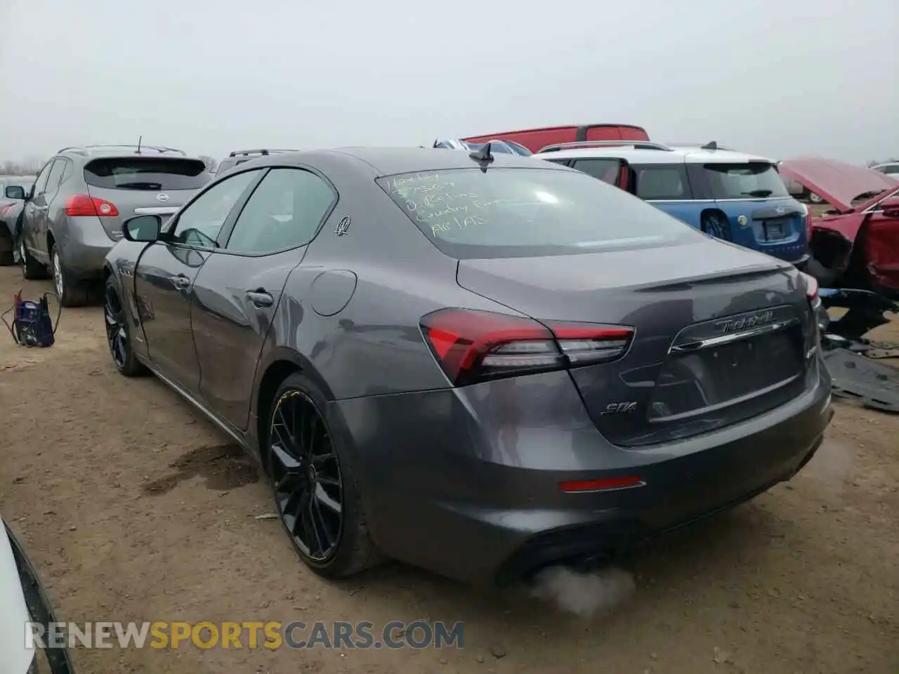 2 Photograph of a damaged car ZAM57YTS4M1360431 MASERATI ALL MODELS 2021
