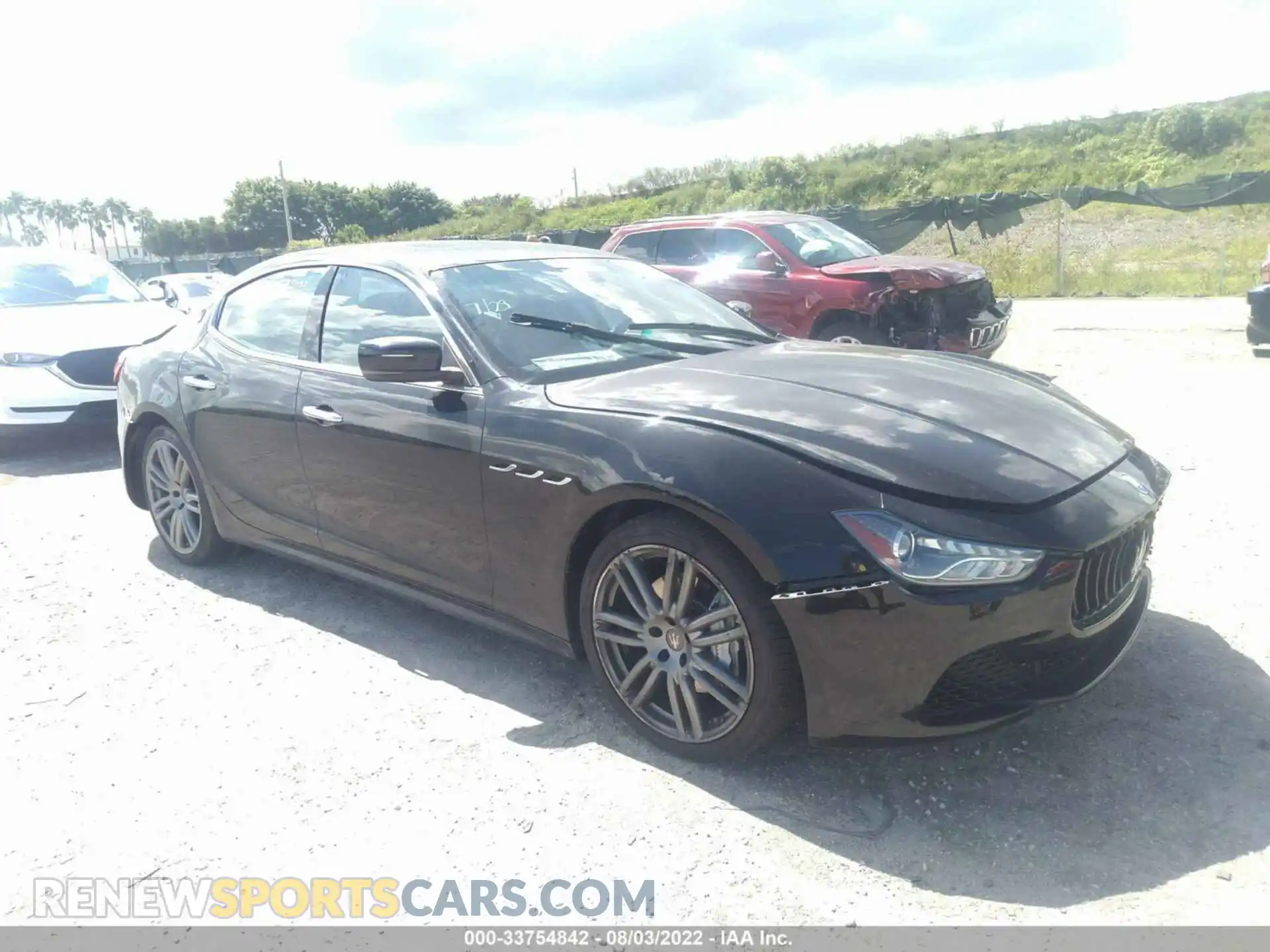 1 Photograph of a damaged car ZAM57XSA1G1171324 MASERATI GHIBLI 2016