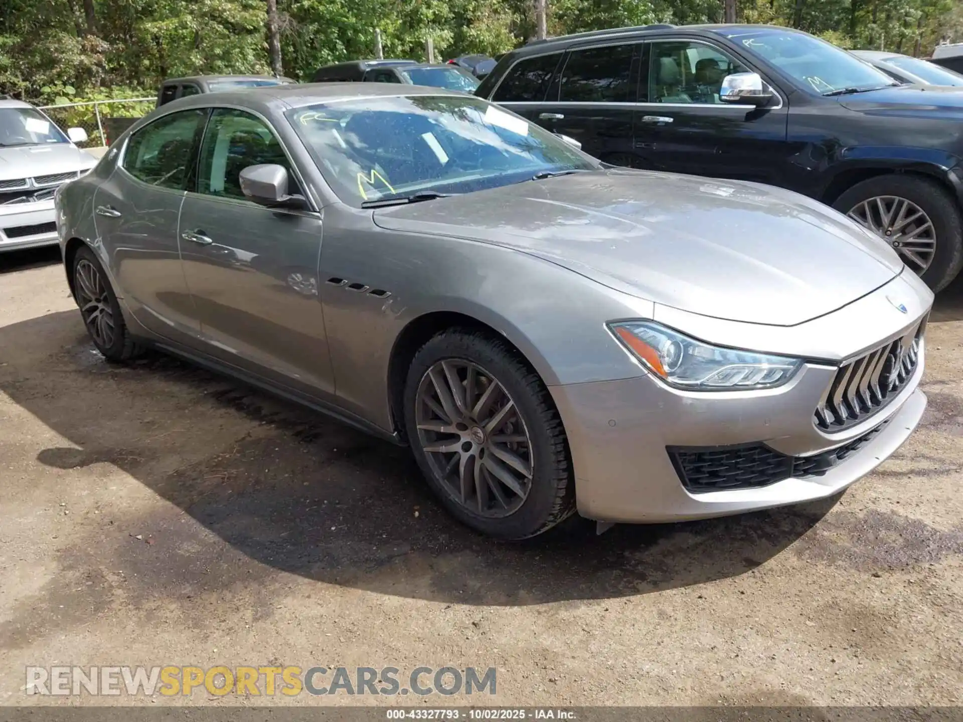 1 Photograph of a damaged car ZAM57YSA1M1357656 MASERATI GHIBLI 2021