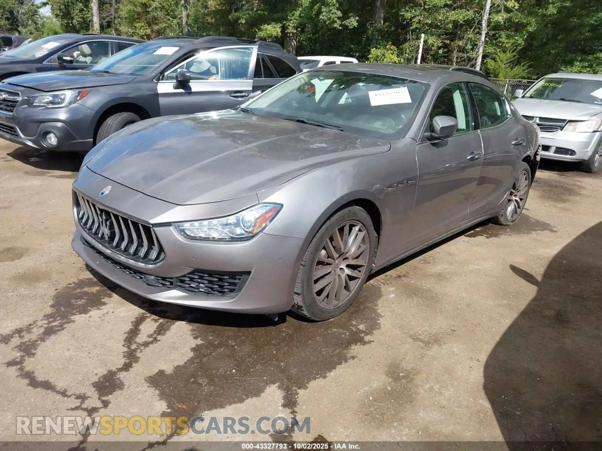 2 Photograph of a damaged car ZAM57YSA1M1357656 MASERATI GHIBLI 2021