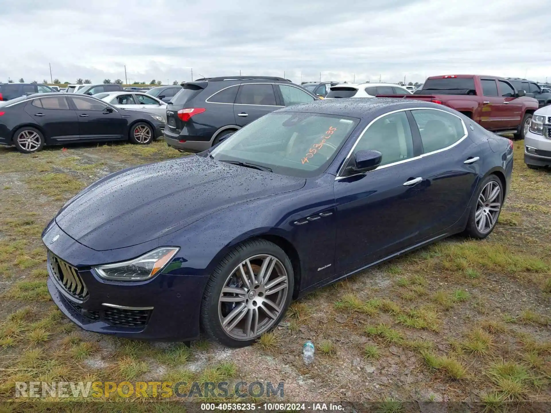 2 Photograph of a damaged car ZAM57YSL7M1368789 MASERATI GHIBLI 2021