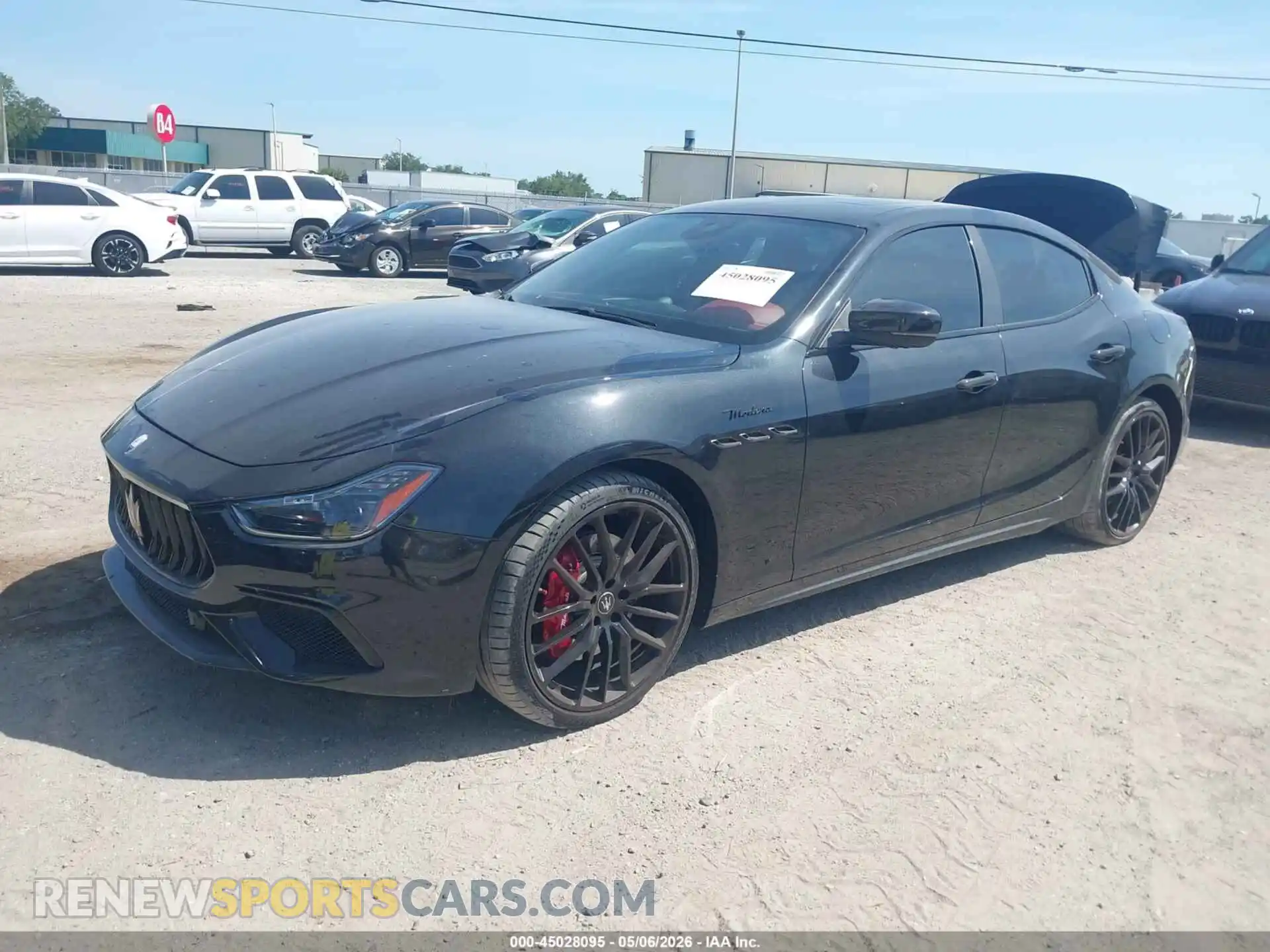 2 Photograph of a damaged car ZAM57YSM4PX418848 MASERATI GHIBLI 2023