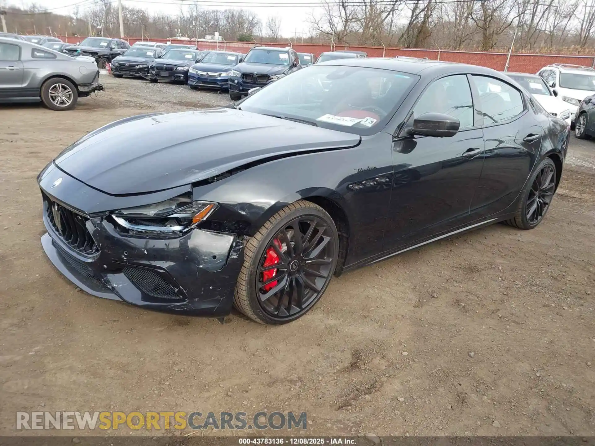 2 Photograph of a damaged car ZAM57YTM1PX411628 MASERATI GHIBLI 2023
