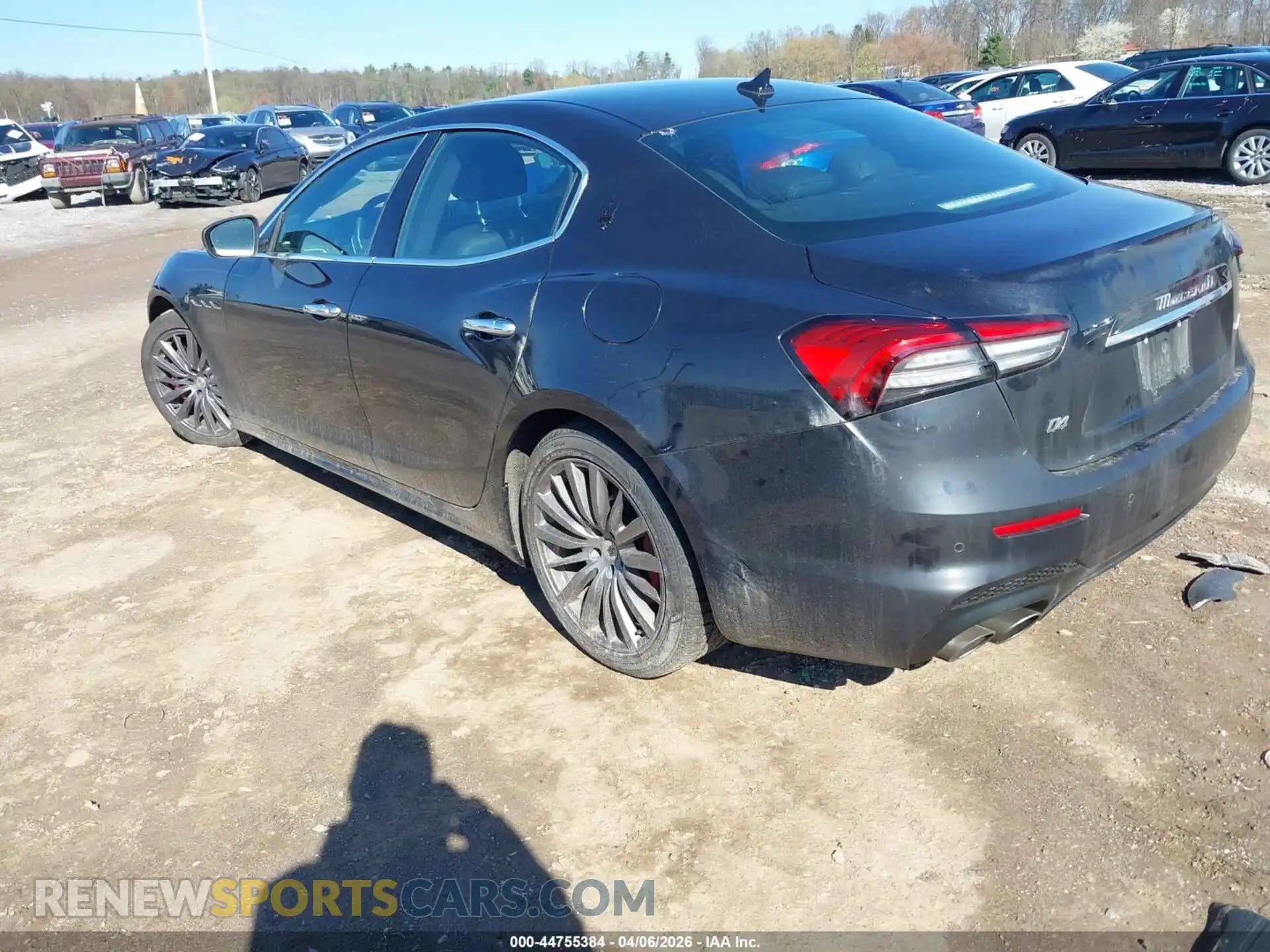 3 Photograph of a damaged car ZAM57YTM5PX411129 MASERATI GHIBLI 2023