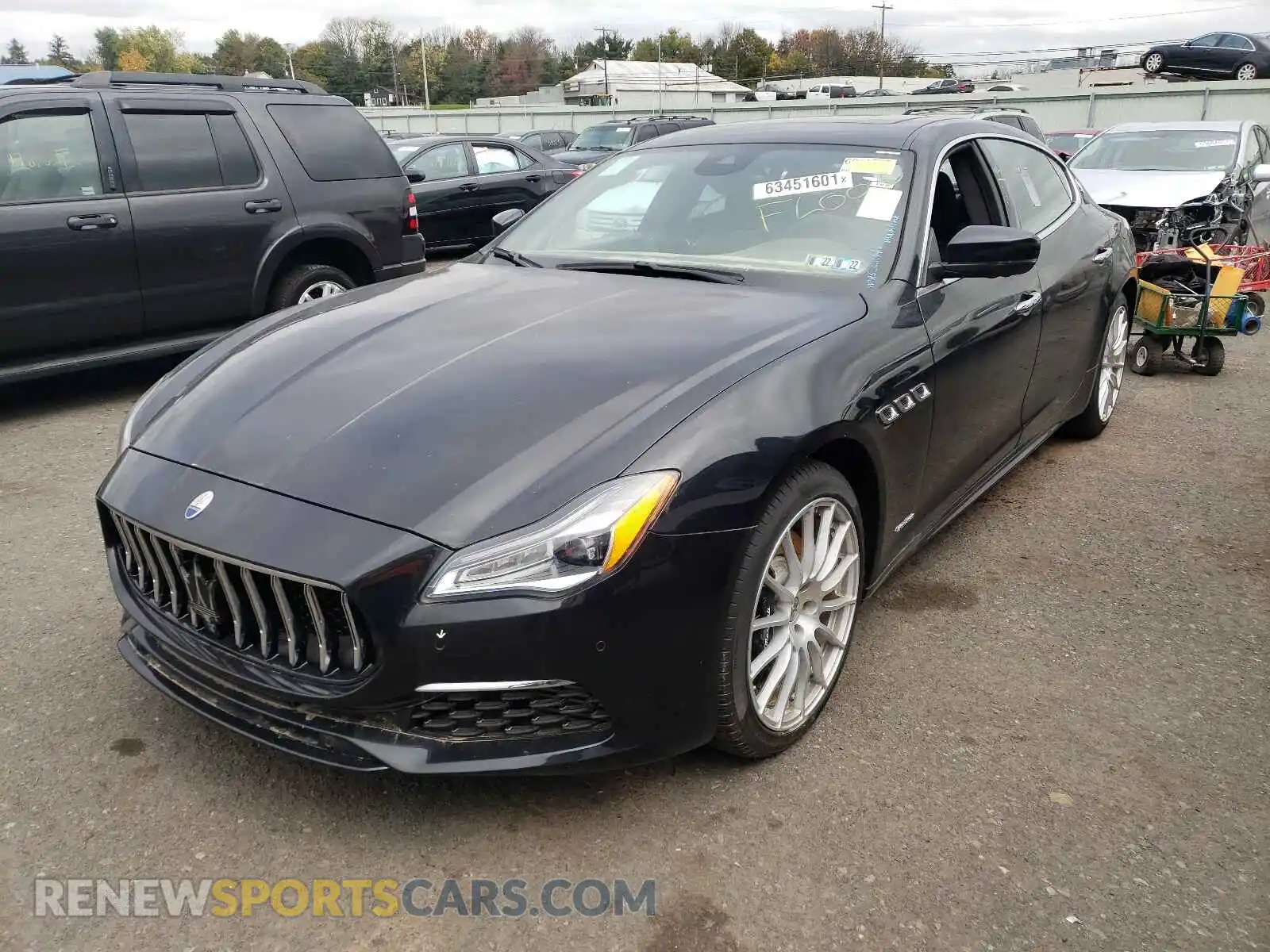 2 Photograph of a damaged car ZAM56YRL0M1363202 MASERATI QUATTROPOR 2021