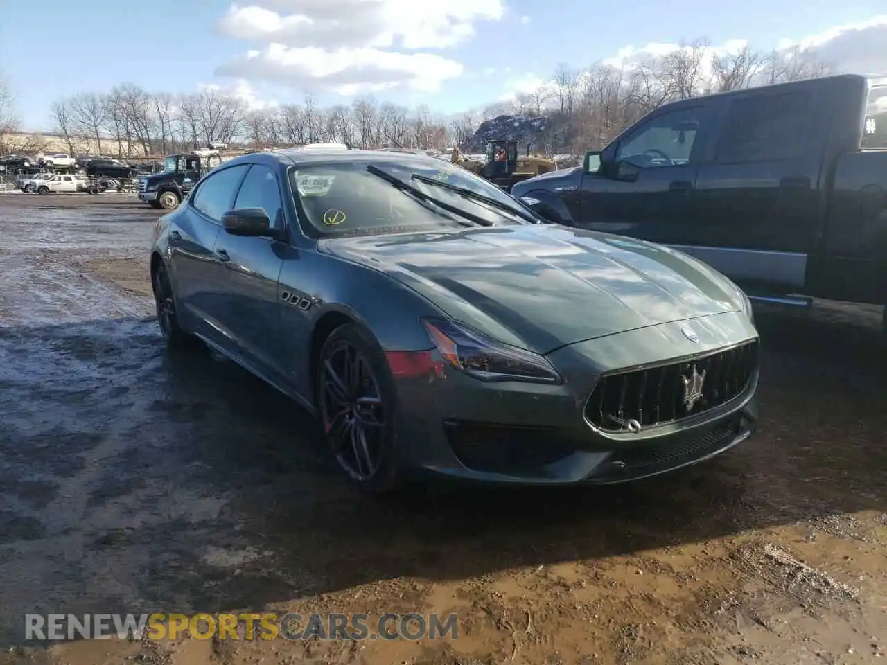 1 Photograph of a damaged car ZAM56YRS7M1359932 MASERATI QUATTROPOR 2021