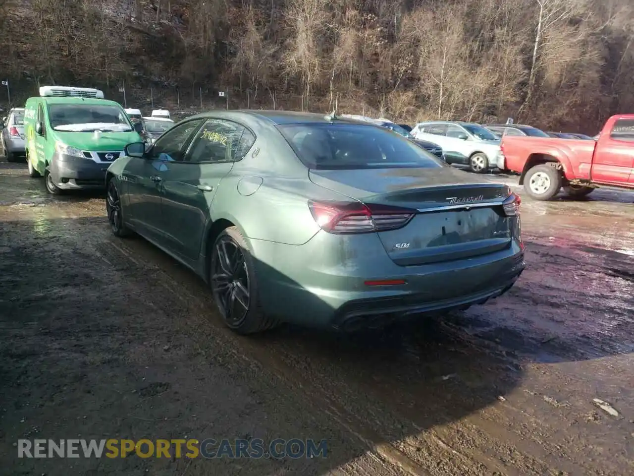 3 Photograph of a damaged car ZAM56YRS7M1359932 MASERATI QUATTROPOR 2021