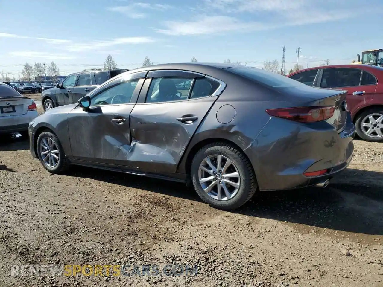2 Photograph of a damaged car 3MZBPAB72KM102949 MAZDA 3 2019