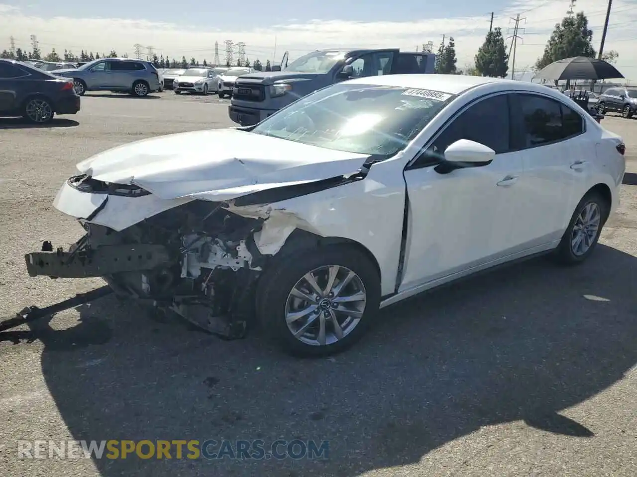 1 Photograph of a damaged car 3MZBPABL4KM112377 MAZDA 3 2019