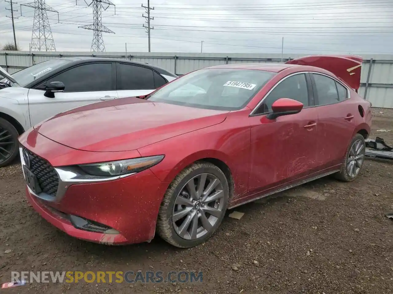 1 Photograph of a damaged car 3MZBPAEM6KM103409 MAZDA 3 2019