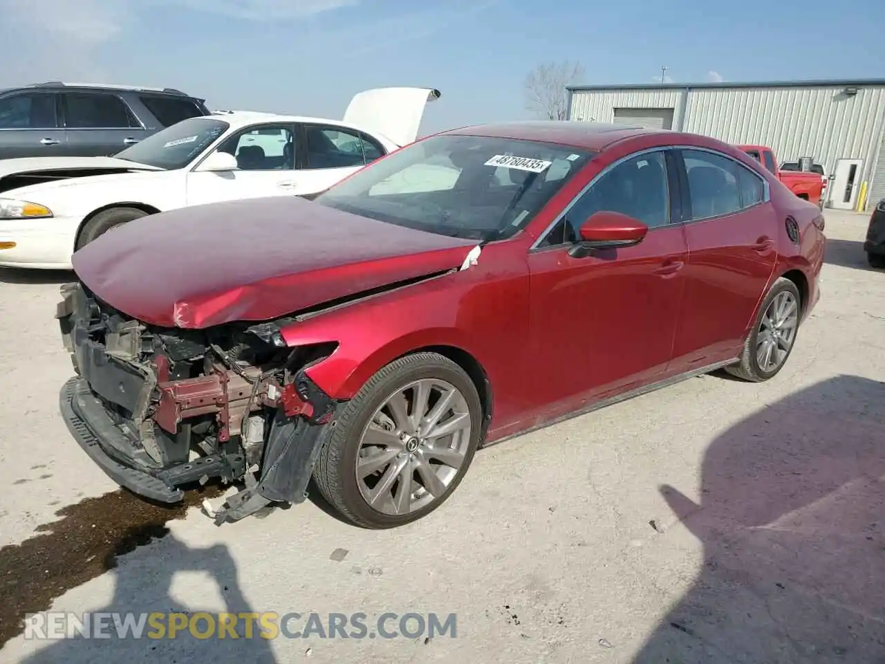 1 Photograph of a damaged car 3MZBPAEM6KM103443 MAZDA 3 2019